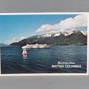 Vintage Postcard - Queen of Coquitlam Howe Sound - Natural Colour Productions